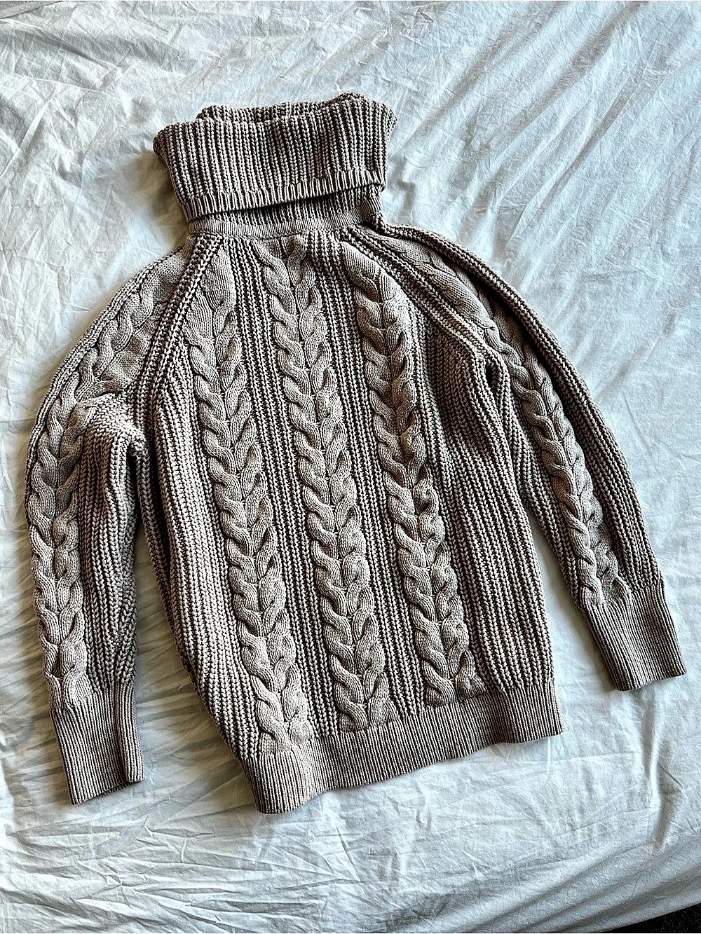 Haven Well Within Cowlneck Cable Knit Sweater
